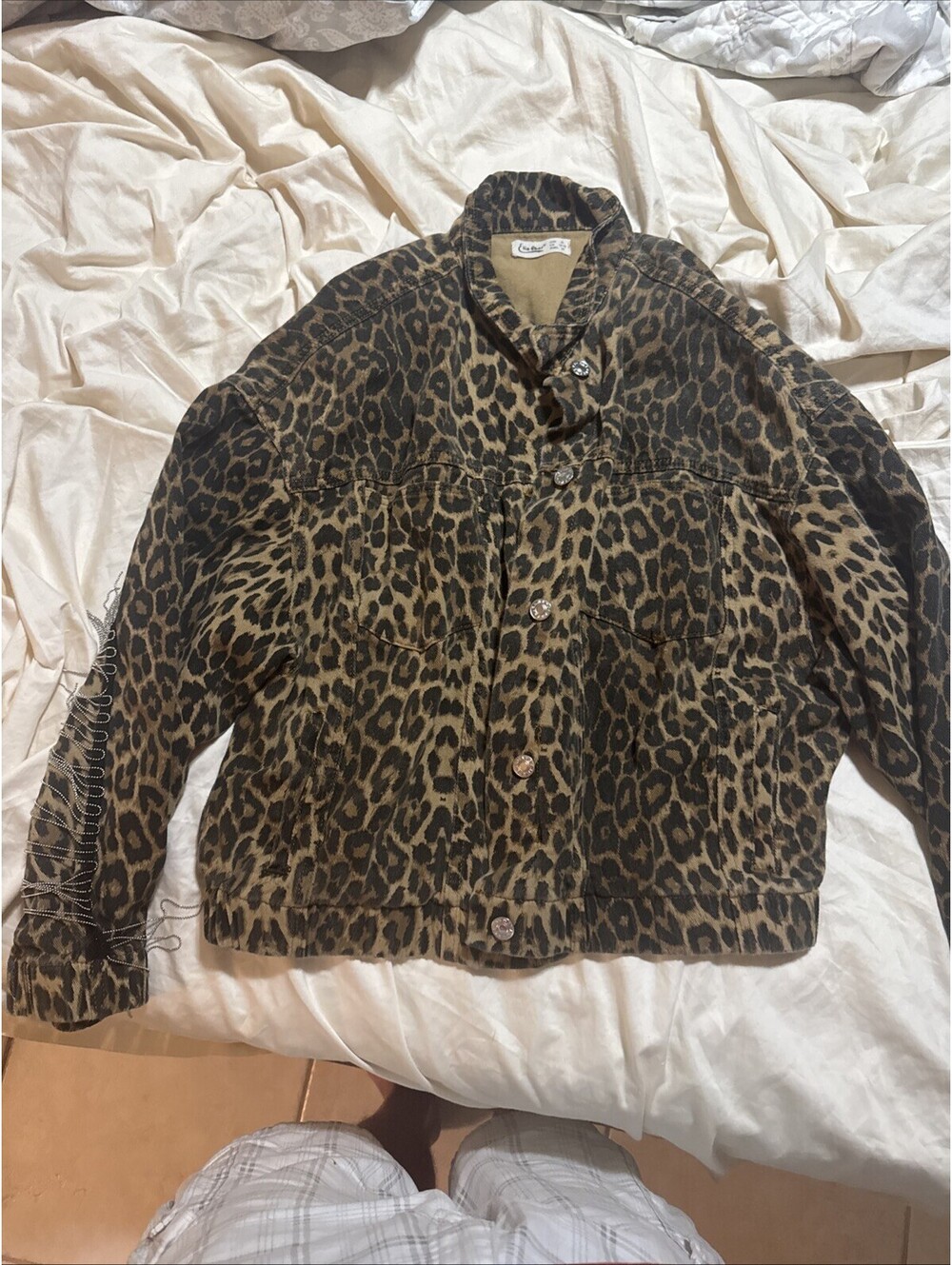 Elia Cher Leopard Jacket Size 16-18